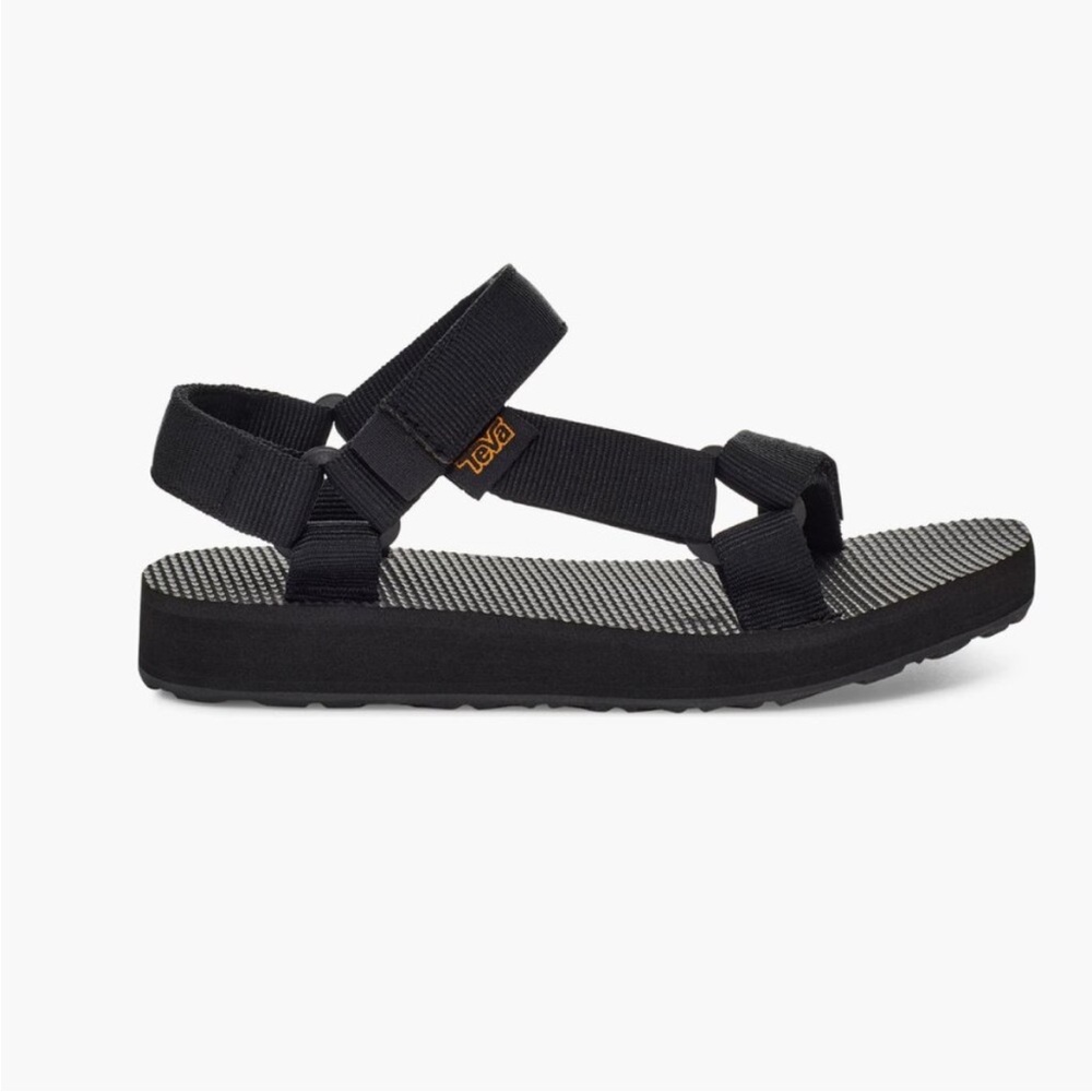 NIB Teva Kid's Youth Size 13 Sandals Original Universal Black Velcro Straps